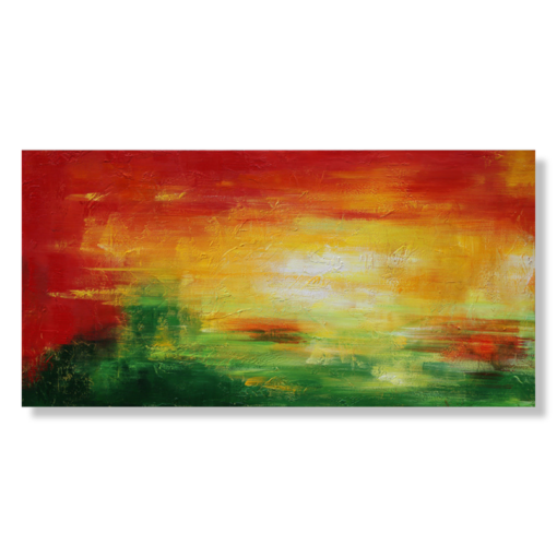 Een abstract schilderij