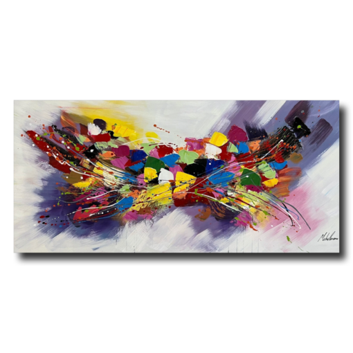 Een abstract schilderij