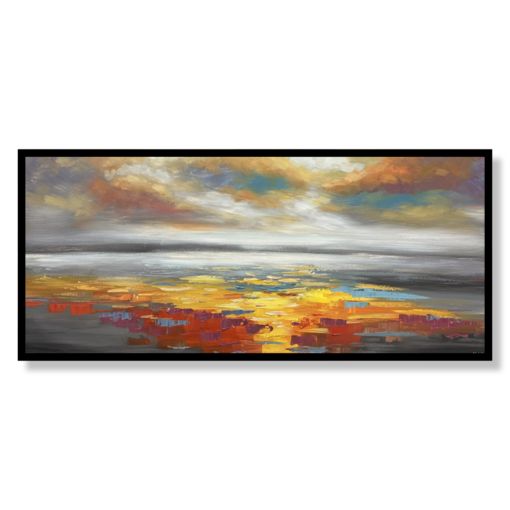 Een abstract schilderij