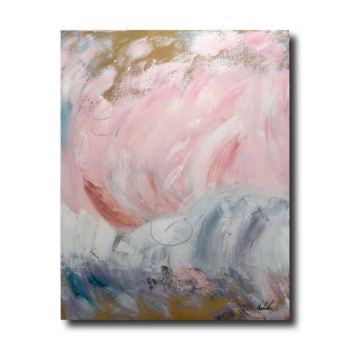Een abstract schilderij