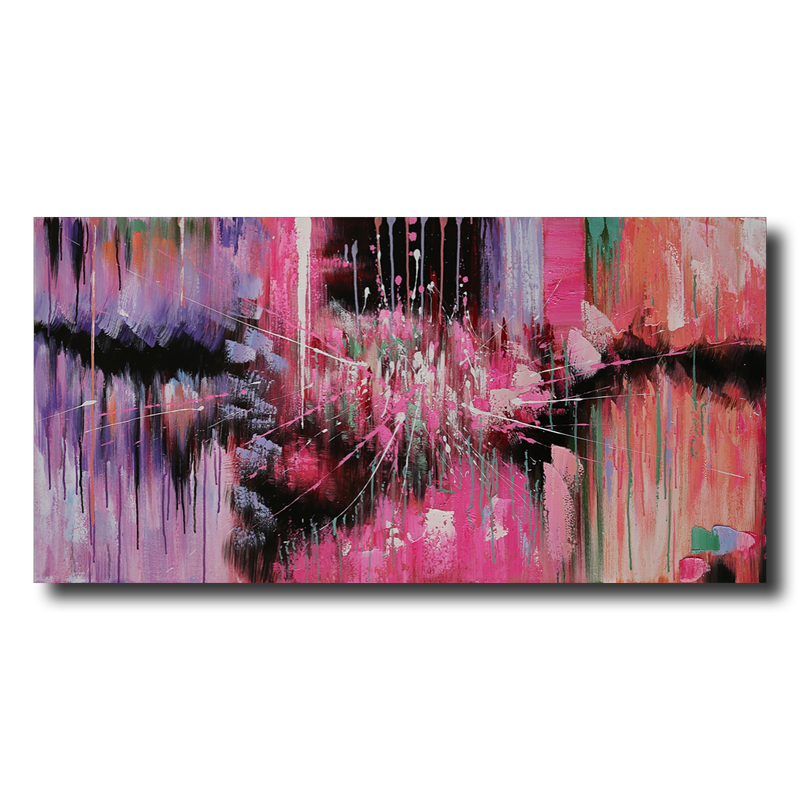 Een abstract schilderij