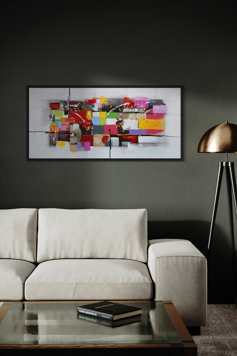 Abstract schilderij