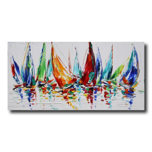 Een abstract schilderij