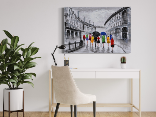 Een schilderij van Londen