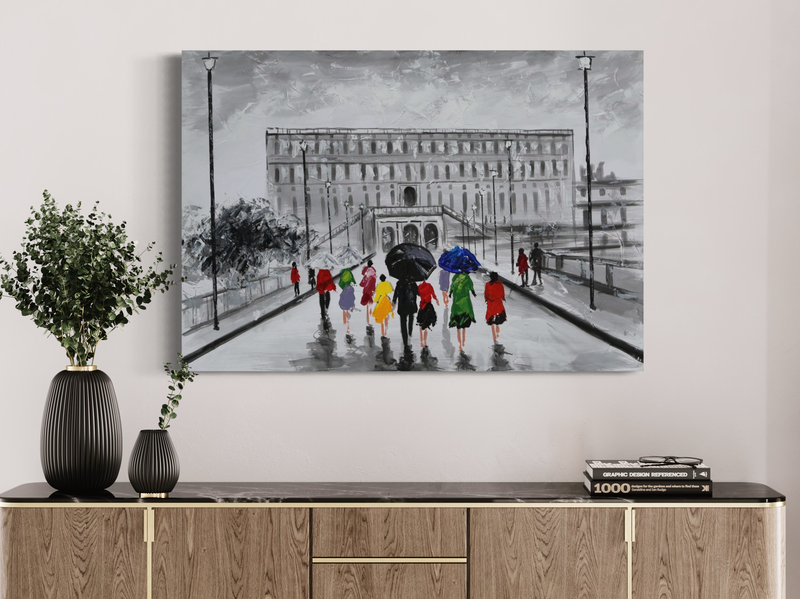 Een schilderij van Stockholm