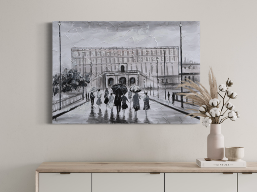 Een schilderij van Stockholm