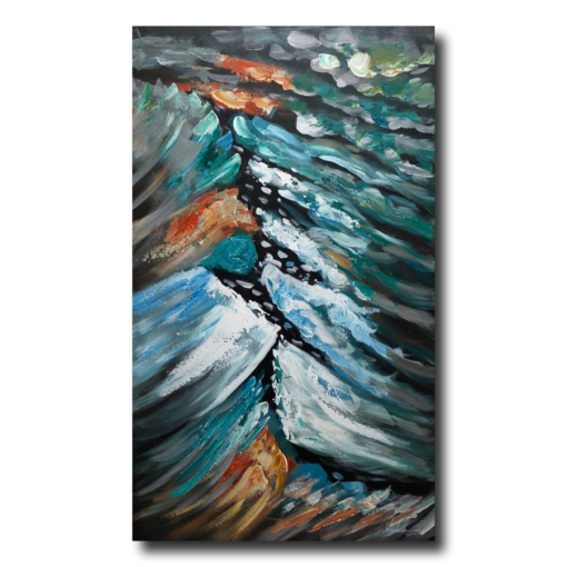 Een abstract schilderij