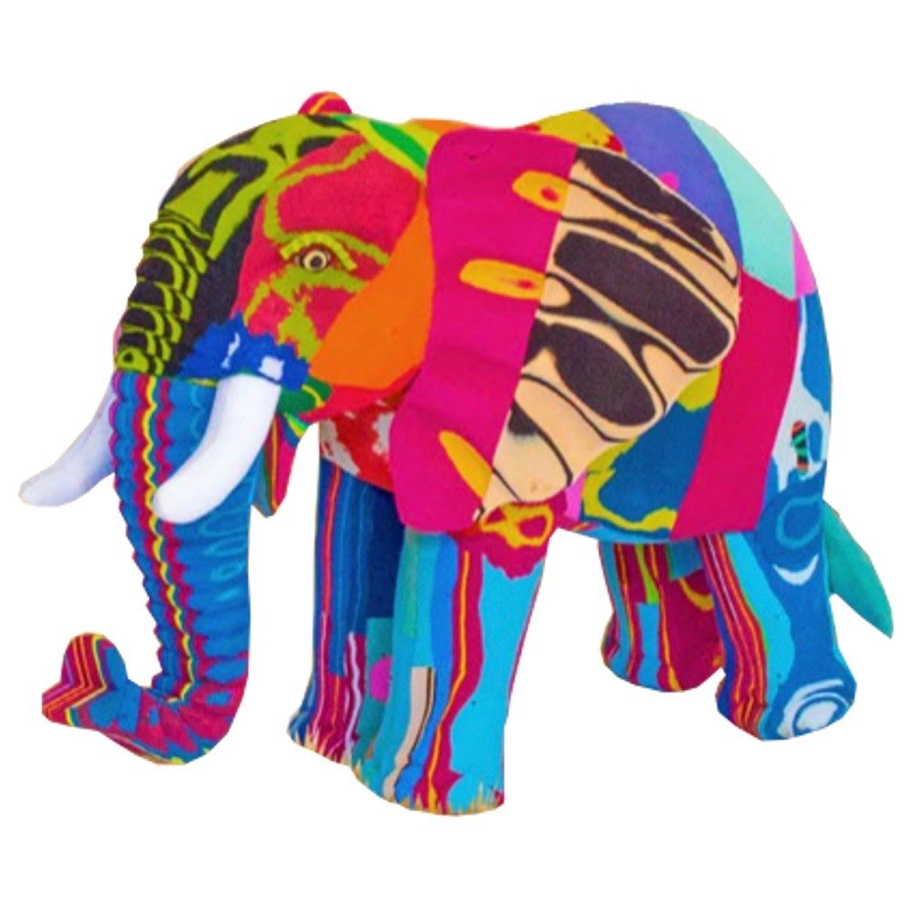 Een sculptuur van een olifant