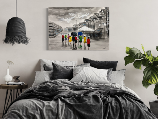 Een schilderij van Stavanger