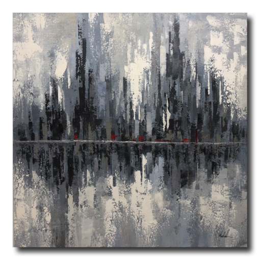 Een abstract schilderij