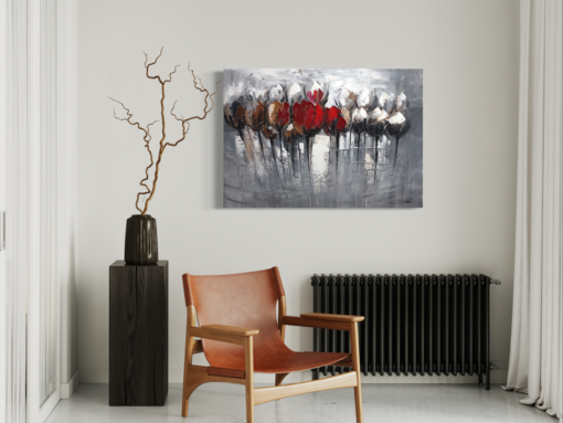 Een abstract schilderij