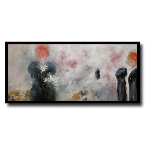 Een abstract schilderij