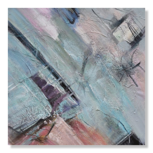 Een abstract schilderij
