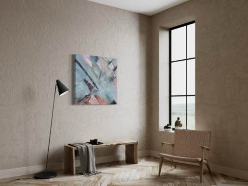Een abstract schilderij
