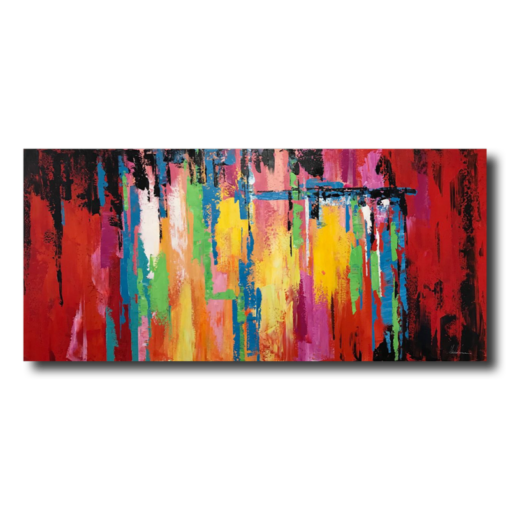 Een abstract schilderij