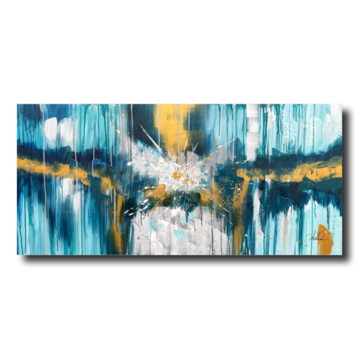 Een abstract schilderij