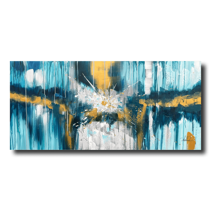 Een abstract schilderij