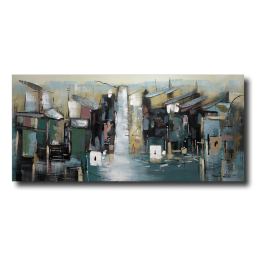 een abstract schilderij