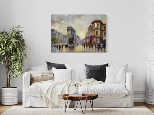 Een schilderij van Parijs