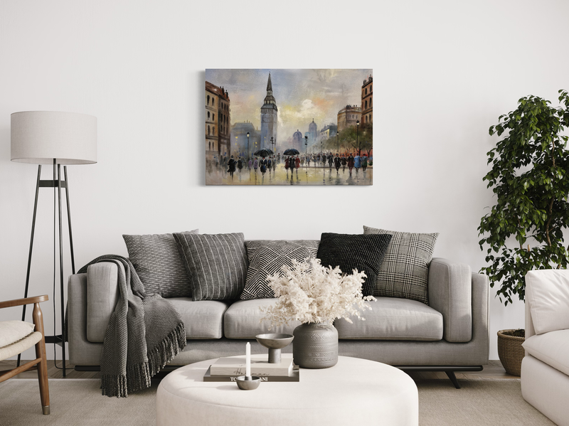 Een schilderij van Parijs