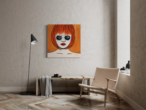 Een schilderij in pop-artstijl