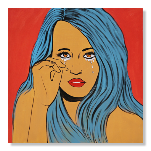 Een schilderij in pop-artstijl