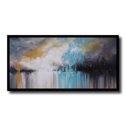 Een abstract schilderij