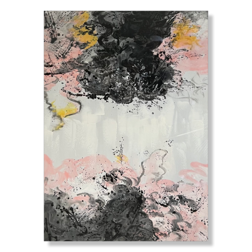 Een abstract schilderij