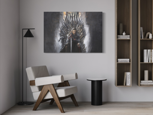 Een schilderij met Game of Thrones