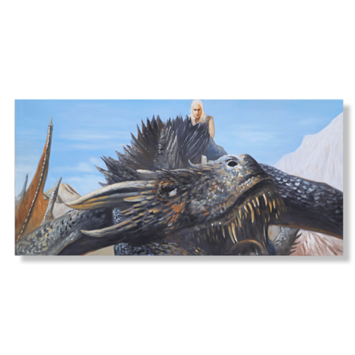 Een schilderij met Game of Thrones