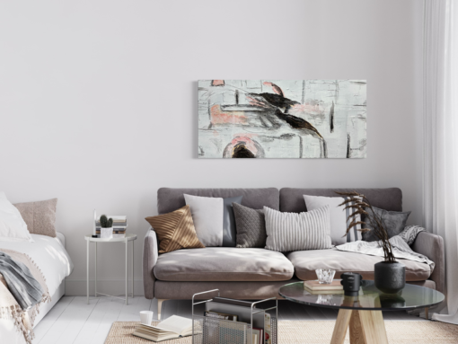 Een abstract schilderij