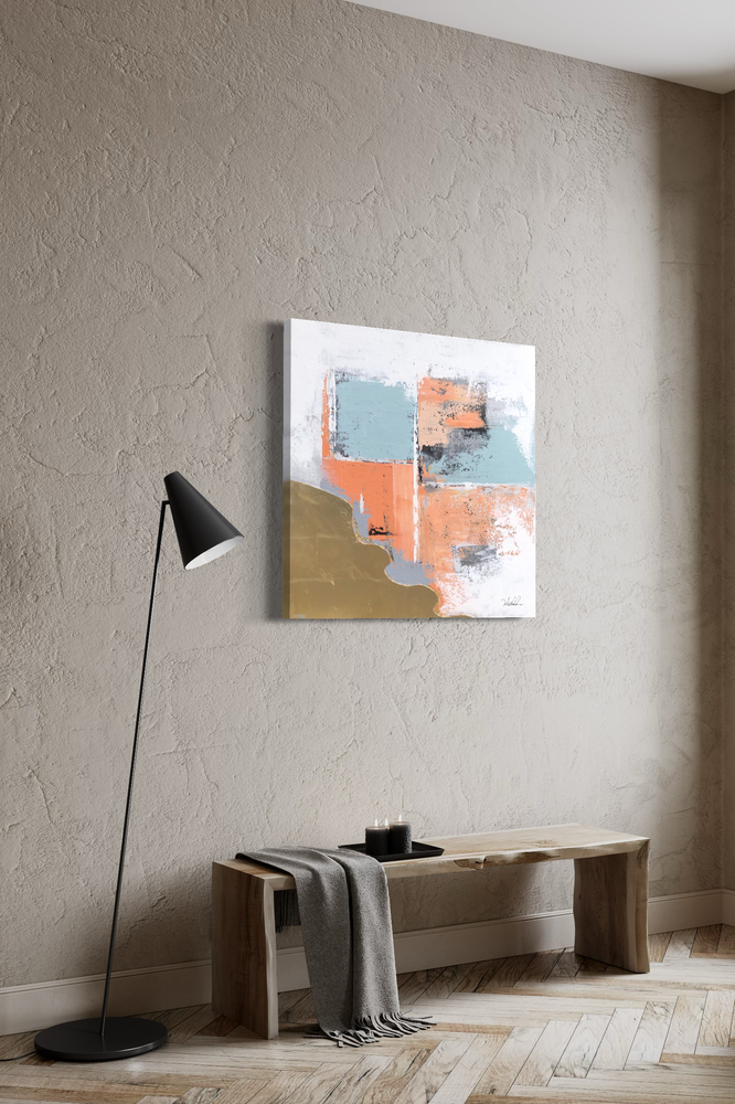 Een abstract schilderij