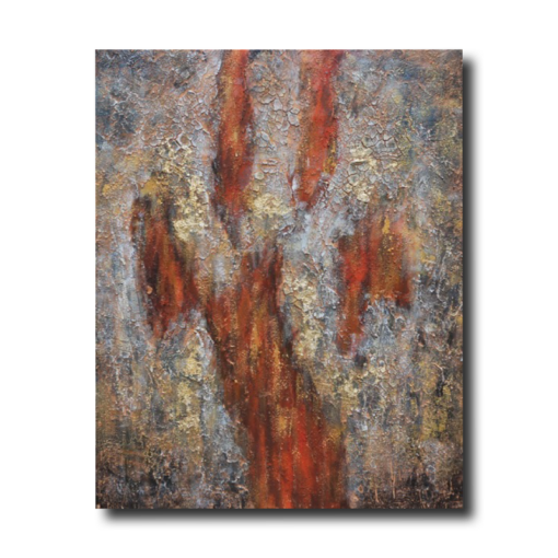 Een abstract schilderij