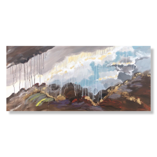 Een abstract schilderij