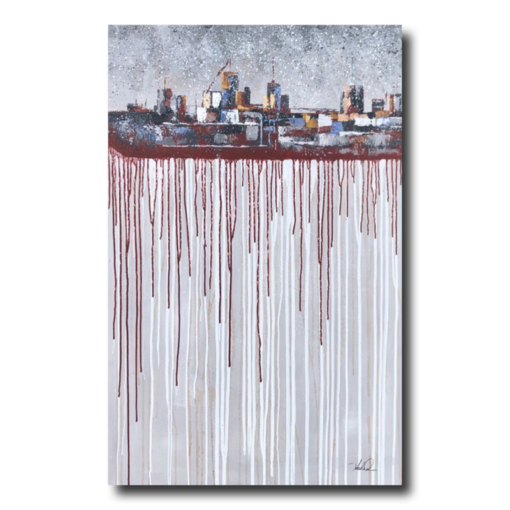 Een abstract schilderij