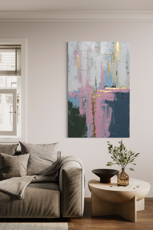 Een abstract schilderij