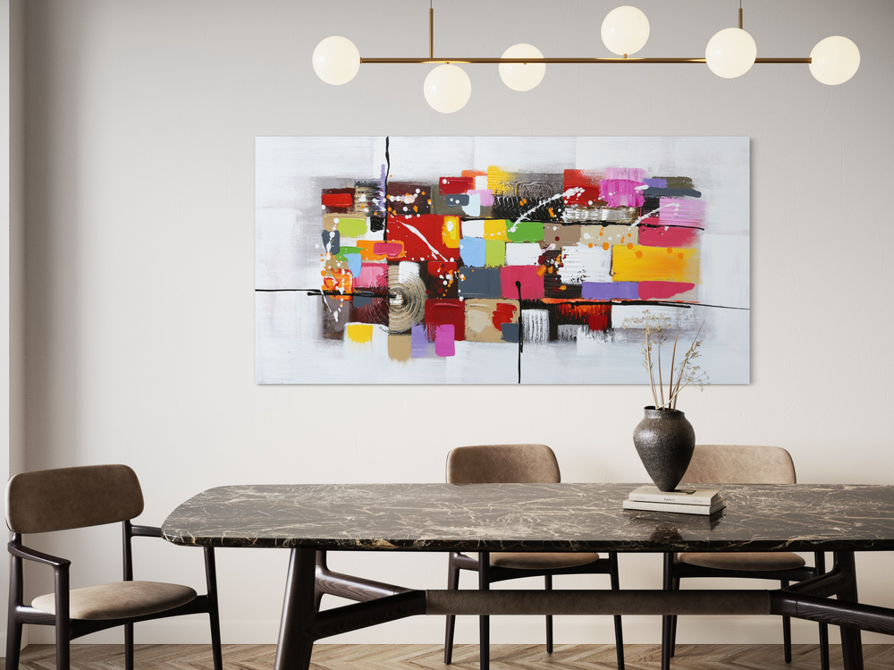 een abstract schilderij