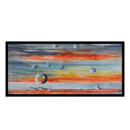Een abstract schilderij