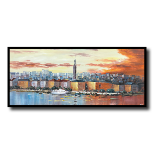 Een schilderij van Stockholm