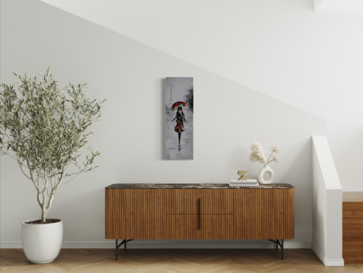 Een schilderij met motieven uit Parijs