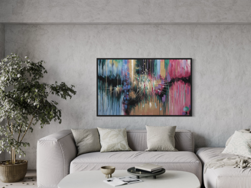 Een abstract schilderij