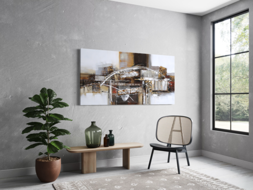 Een abstract schilderij