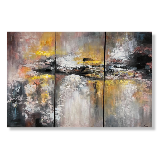 Een abstract schilderij