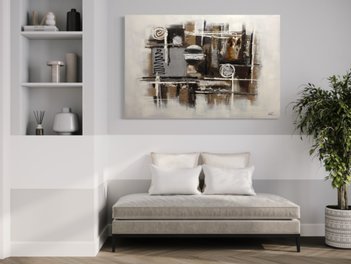 Een abstract schilderij
