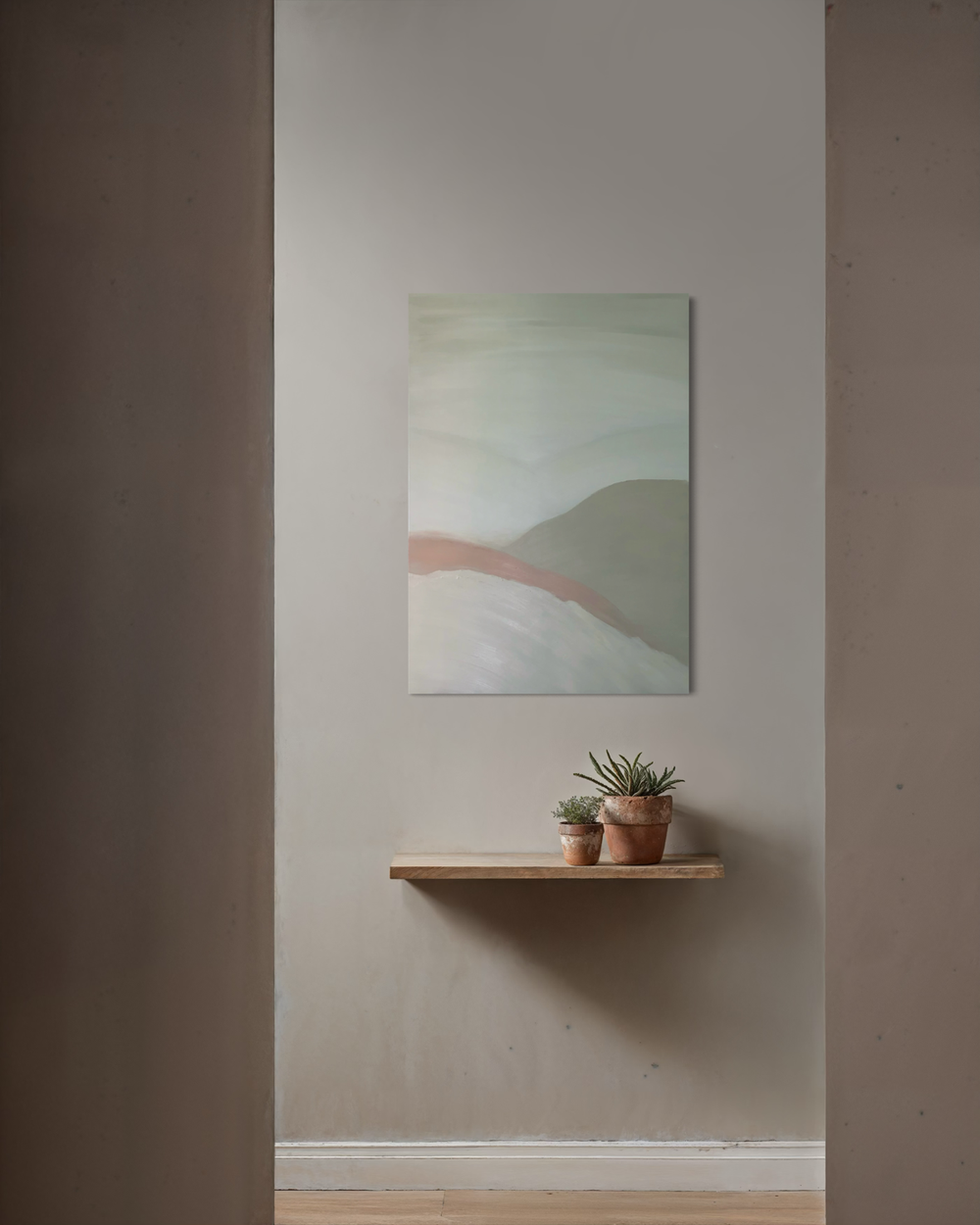 Een abstract schilderij
