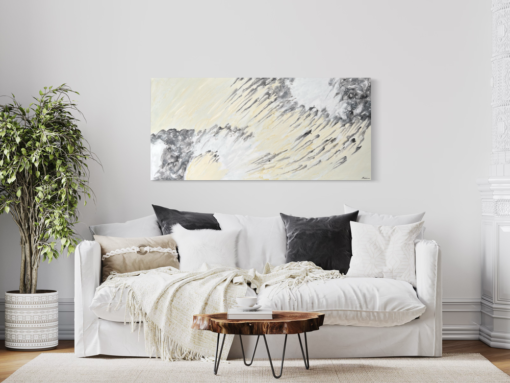 Een abstract schilderij
