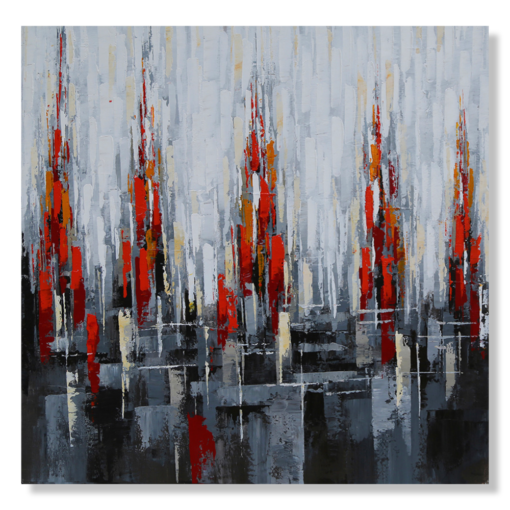 Een abstract schilderij