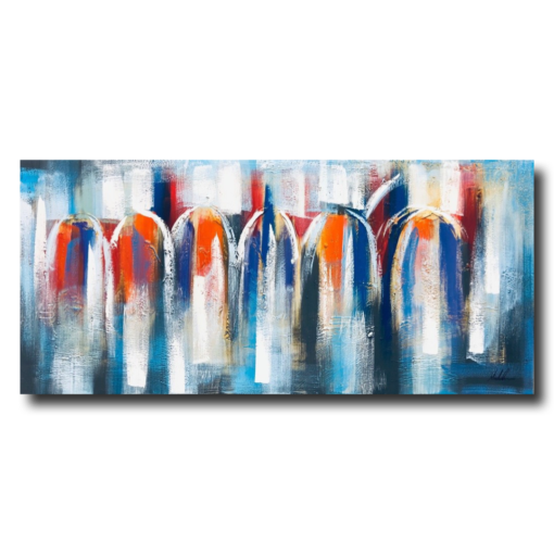 Een abstract schilderij