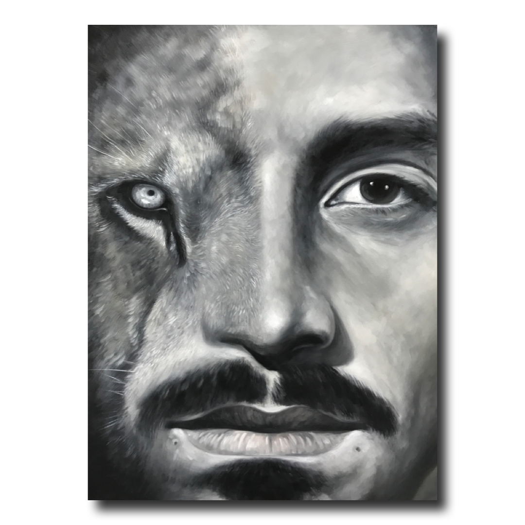 En tavla med Zlatan