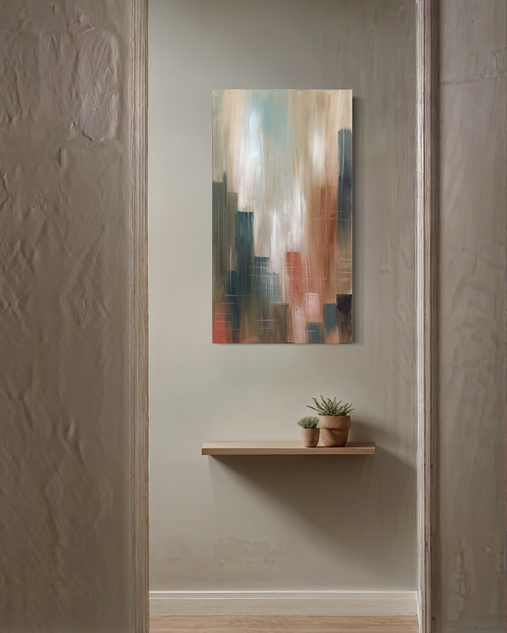Een abstract schilderij